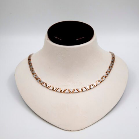 Two-Tone Fancy Italian Chain