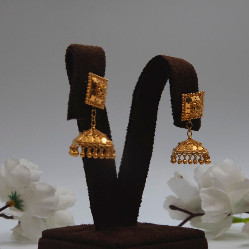 Statement Chandan Style Jhumkha - Image 4