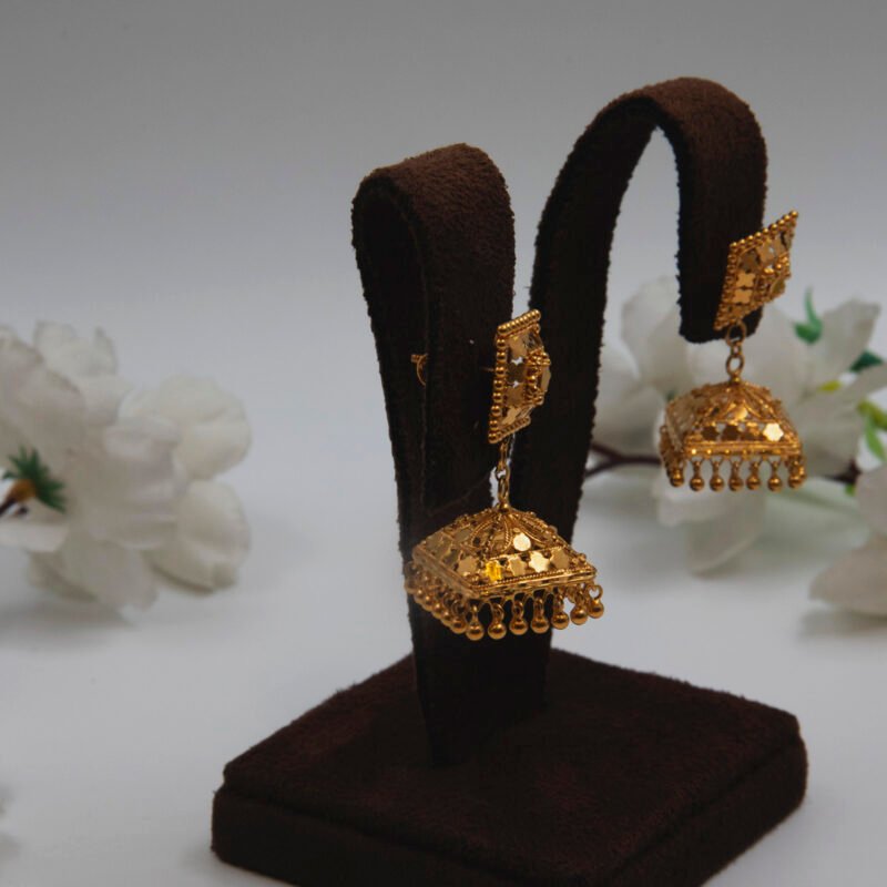 Statement Chandan Style Jhumkha - Image 3