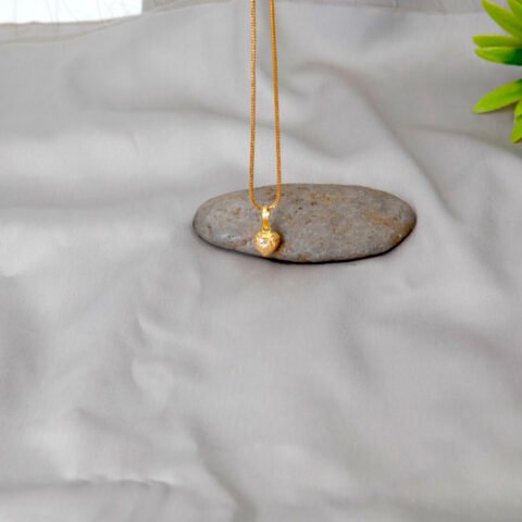 Lightweight Football Heart Pendent