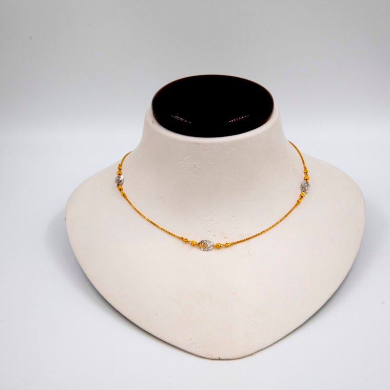 Fancy Everyday Chain With Rhodium Accents - Image 4